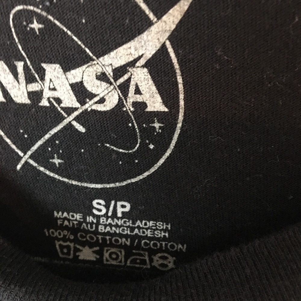 NASA Black Short Sleeve Women's Tee - Picture 5 of 7